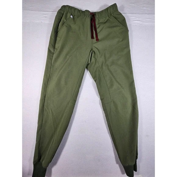 Figs Technical Collection Mens M Olive Green Scrub Jogger Pants M00SW2004