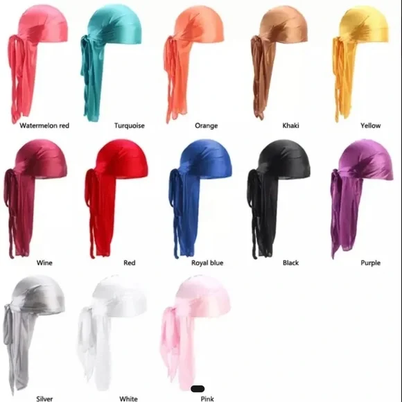 2 Long Tail Durag Scarf (DoRag)
