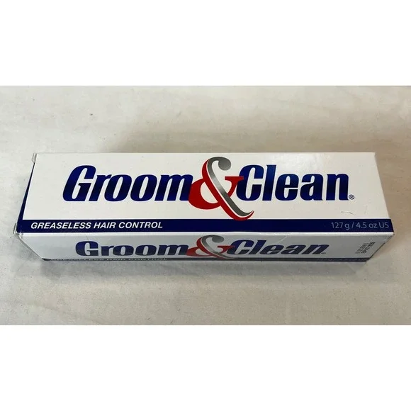 Groom & Clean Greaseless Hair Control Water Based Hair Gel 4.5 oz New Exp 07/28