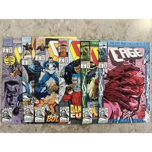 Marvel Comics Cage #1-6 (1992) NM-Mint Lot of 6