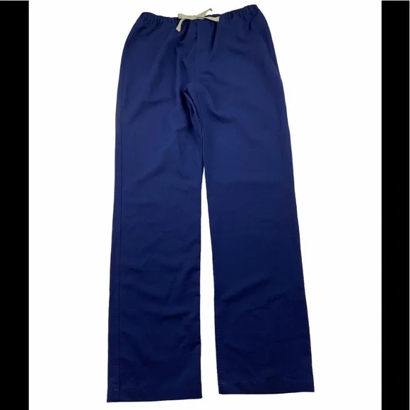 Figs Men's Pisco Basic Scrub Pants Navy Size Medium Tall