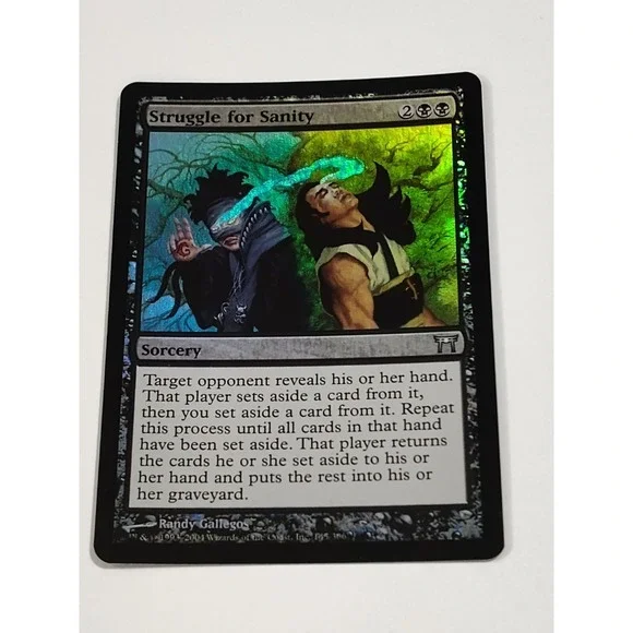 Unique MTG‎ Struggle for Sanity FOIL Champions of Kamigawa Swamps SEE PICS📸