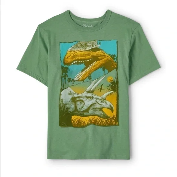 The children’s place boys graphic tee shirt new with tags. Dinosaur grap…