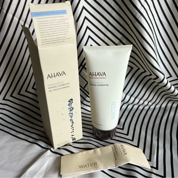 SEALED AHAVA Shower Gel, Water: Deadsea Water Mineral, Clean Beauty