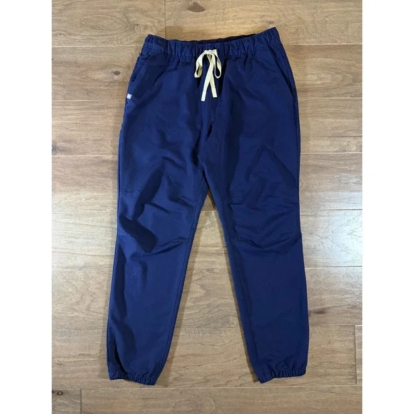 FIGS‎ Mens Navy Blue Technical Collection Jogger Scrub Pants Size Medium Short