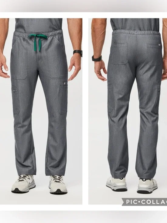 EUC Figs Men's Cairo Cargo Scrub Pants in Graphite Sz XL/S