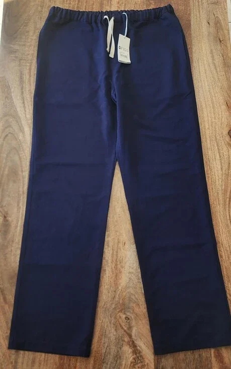 FIGS Pisco Basic Pants Mens Medium Navy Technical Collection Scrubs Workwear