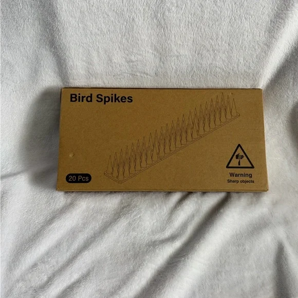 Bird Spikes, 20 Pack Pigeon Deterrent for Small Birds Raccoon Cats Defender