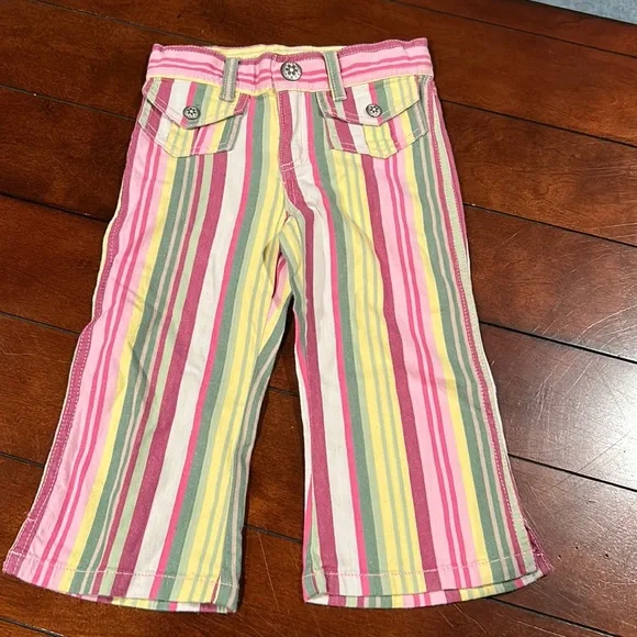 NWT The Children’s Place Stretch Striped Hippie Boho Pants Size 5