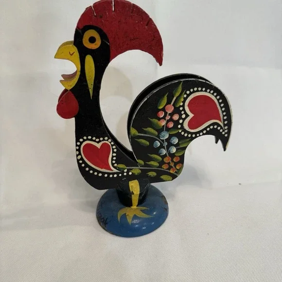 Rooster Letter Or Napkin Holder 7.5