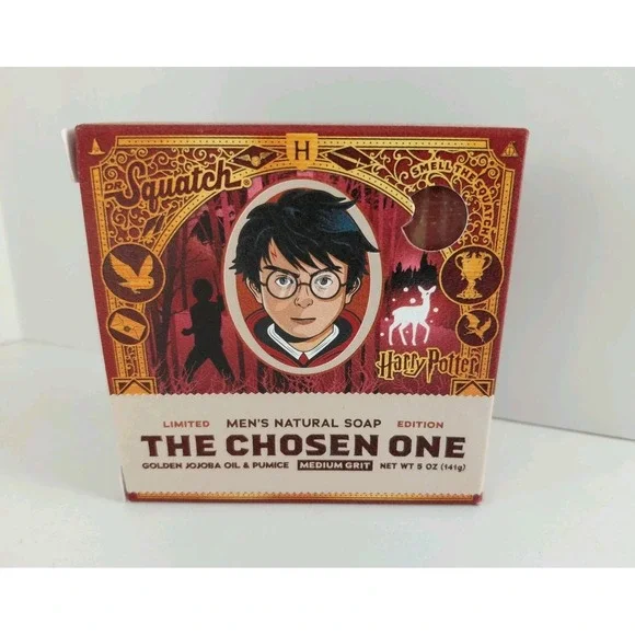 Dr Squatch Limited Edition Harry Potter The‎ Chosen One Bar Soap Medium Grit NEW