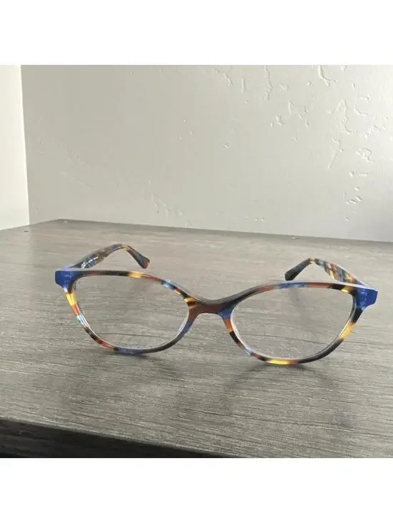OGI HERITAGE 9106 1911 BROWN BLUE TORT AUTHENTIC EYEGLASSES Frames Only 53-16