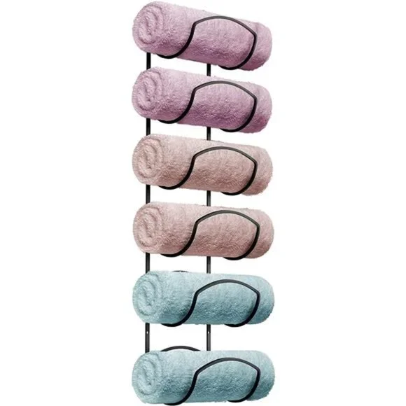 Towel Racks for Bathroom, Towel Rack Wall Mounted Bathroom Towel Holder