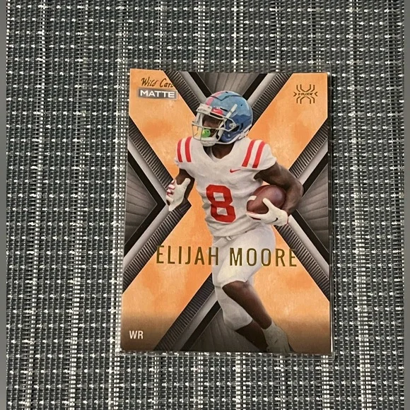🌸 2021 Elijah Moore RC JETS Rookie X-Plode. Wild Card Matte MLB Card #MXP-20