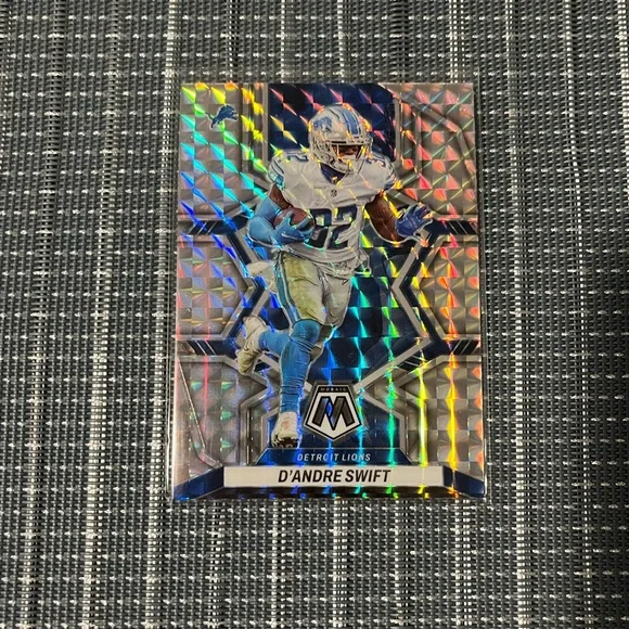 🌸 2022 D'Andre Swift Detroit Lions Mosaic Football Mosaic Parallel Card #65