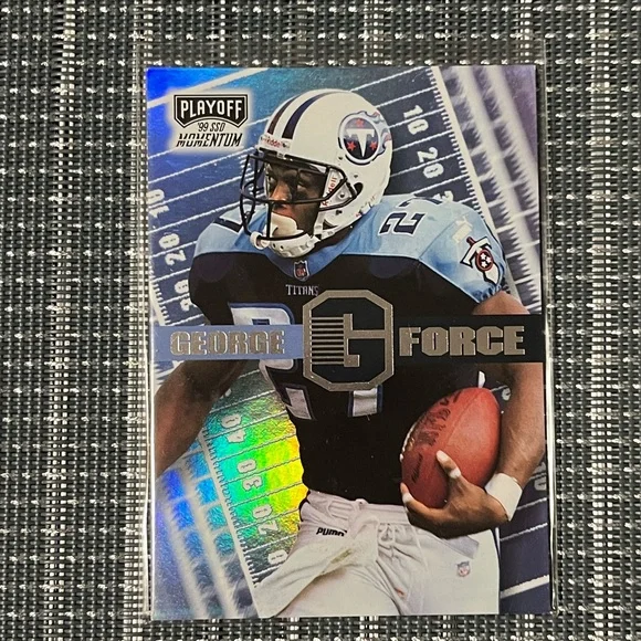 Eddie George 🏈 1998 TN Titan’s NFL Football Sports Trading Card #GF09, Qty 1