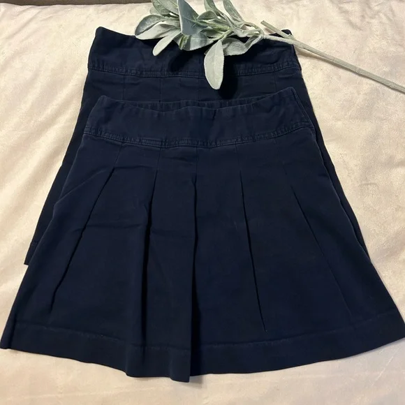 The Children's Place Girls Uniform Stretch Pleated Skort - Lot of 2