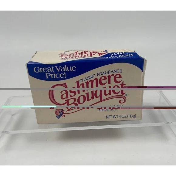 Cashmere Bouquet Bar Soap Classic Fragrance 4oz - New Old Stock