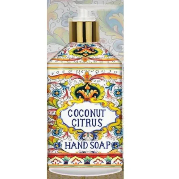 🌼New🌼 Home and Body Company Villa Flora Hand Soap, Coconut Citrus, 21.5 fl.oz.