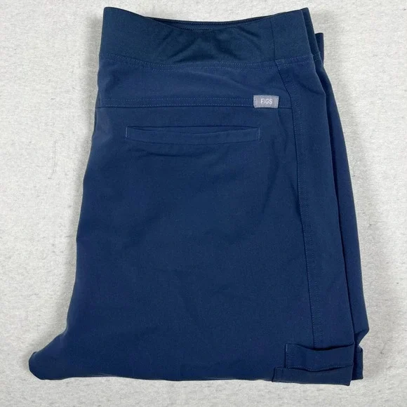 FIGS Axim Technical Collection Scrub Pants Mens XXL Blue Cargo‎ Stretch Medical