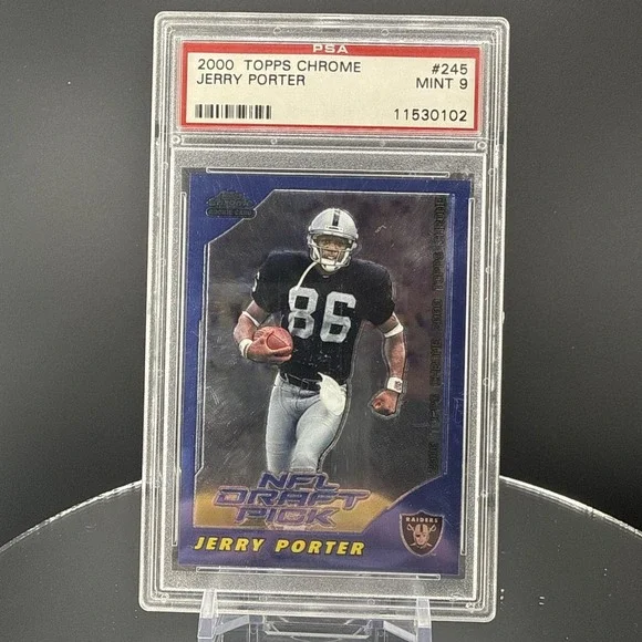 Jerry Porter 2000 Topps Chrome NFL Draft Pick Rookie /1650 Raiders (WPR)