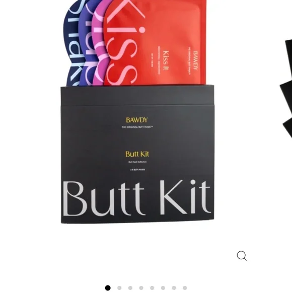 NWT Bawdy Butt Sheet Mask Kit - 4 Masks