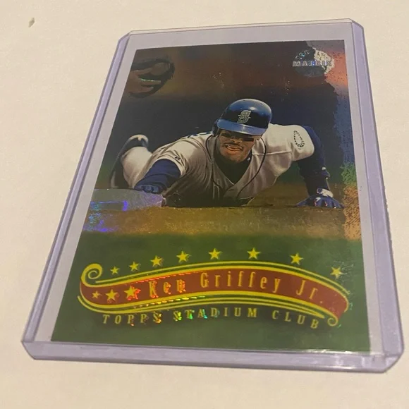 Ken Griffey Jr. Rare! 1997 Topps Stadium Club Matrix Holofoil # 50 Vintage