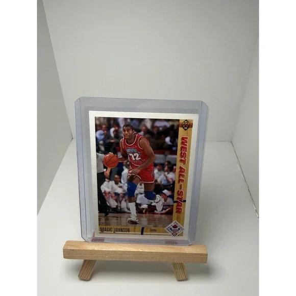 MAGIC JOHNSON 1991‎ Upper Deck All Star #57. LAKERS