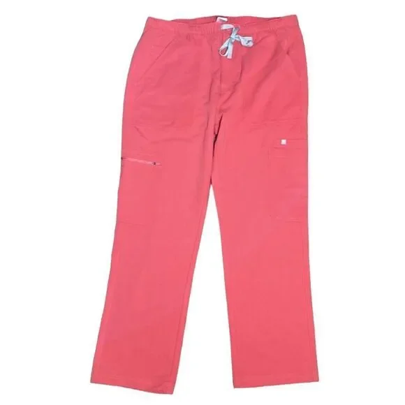 Figs mens Cairo cargo scrub pants terracotta large/short