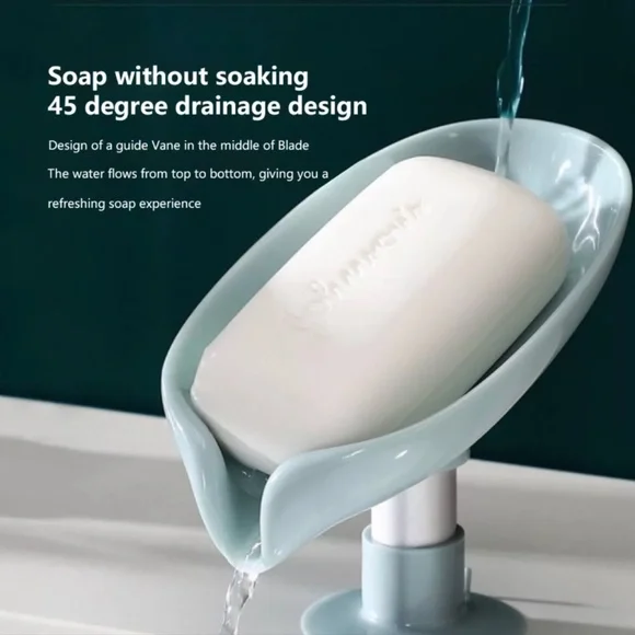 Soap holder drain