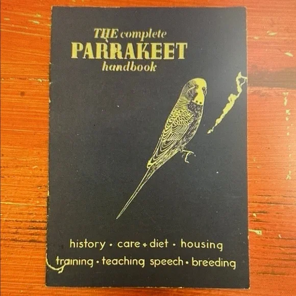 Vintage: The Complete Parakeet Owner's Handbook By M.W. Gregg 1952 Paperback
