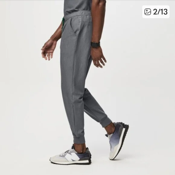Figs Set of Two Graphite Tansen Jogger Scrubs Size XXL