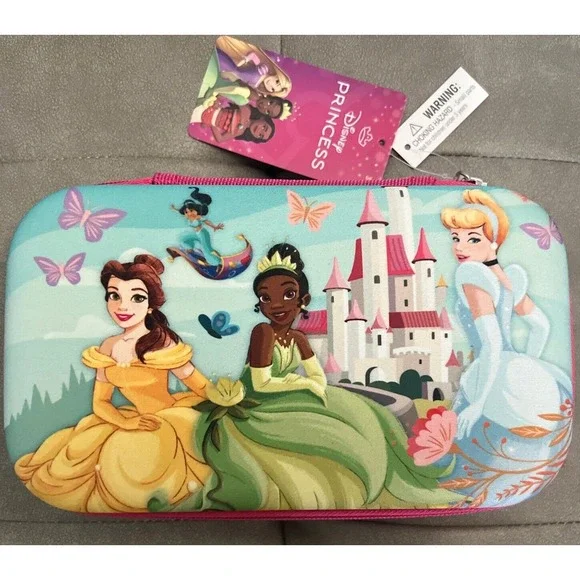 Disney's Princesses Belle, Cinderella, & Tiana‎ Zippered Pencil Case