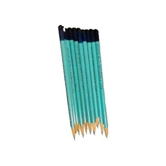 Lot of 10 Tupperware Pencils Retro Thin Home Parties‎ Blue Sharpened Made in USA