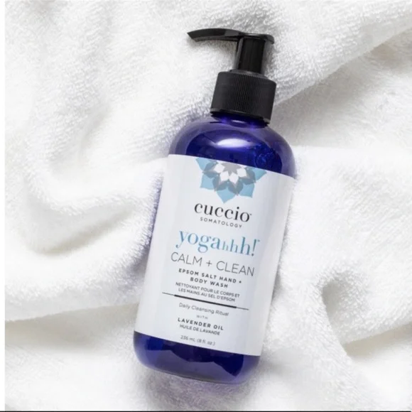 NEW- Cuccio Somatology Yogahhh! Calm + Clean Epsom Salt Hand & Body Wash