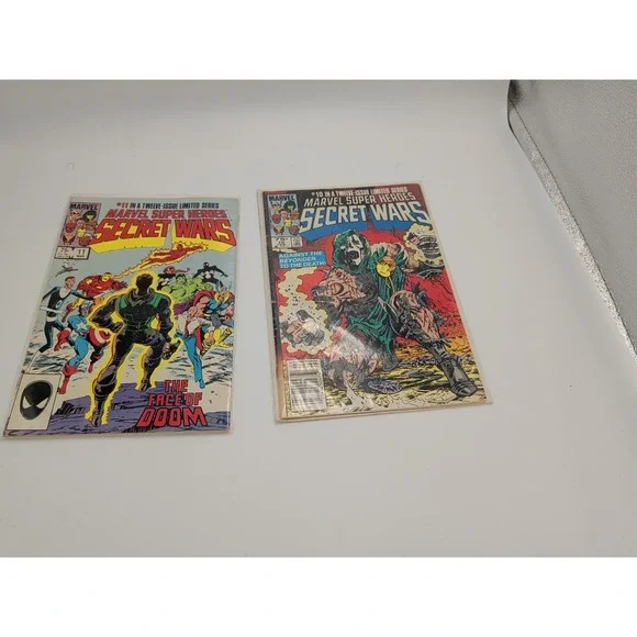Marvel Super-Heroes Secret Wars #10 #11 (Marvel Comics Feb Mar 1985)
