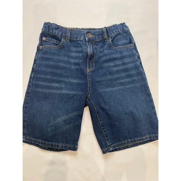 The Children's Place Denim Shorts Kids Size 14 Dark‎ Blue Casual Stretch