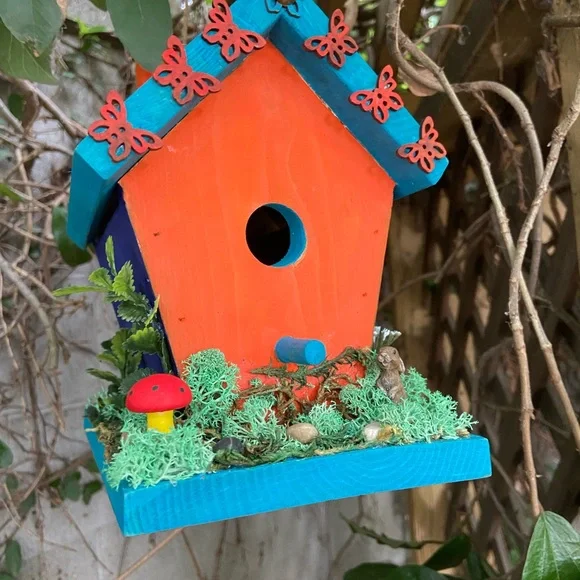 Colorful Butterfly Birdhouse