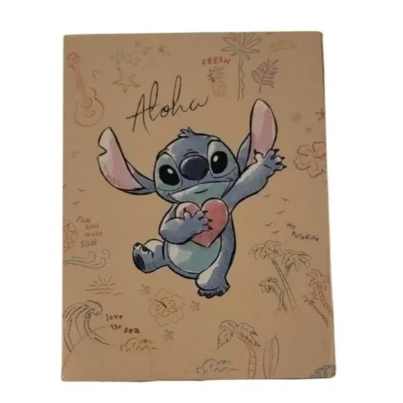 Disney Stitch Wooden Pencil Cup Organizer – “Chilled Vibes / Aloha” – MDF – NEW