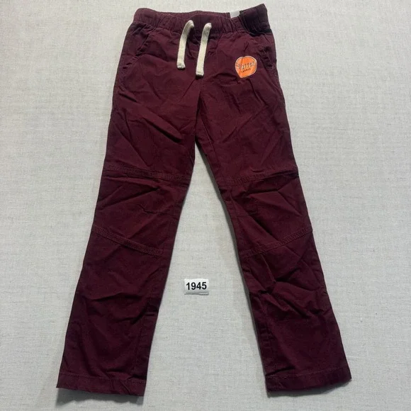 The Children's Place Stretch Pull‎ On Pants Boys Size 6 Redwood NEW