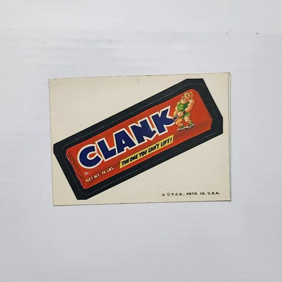 🏋 Vintage 1973 Wacky Packages Sticker - 
