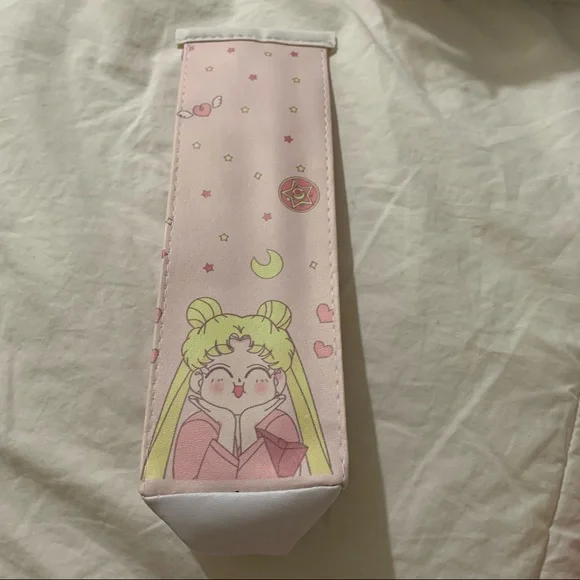 Sailor Moon Pink Zip Milk Carton Shaped Pencil Pouch/ Cosmetic Bag