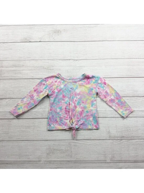 The Children’s Place Tie Dye Toddler Girl Long Sleeve Top 18-24 Months