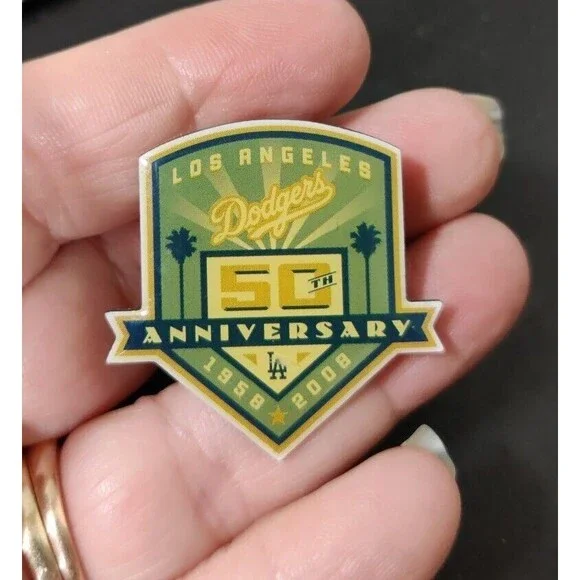LOS ANGELES DODGERS 1958-2008 50TH ANNIVERSARY PIN