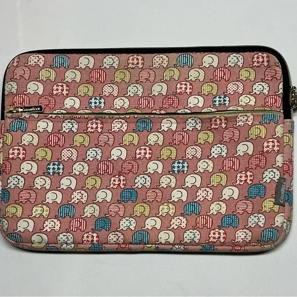 CoolBELL Elephant Print Laptop / iPad Protective Sleeve Approx. 14” x 10”