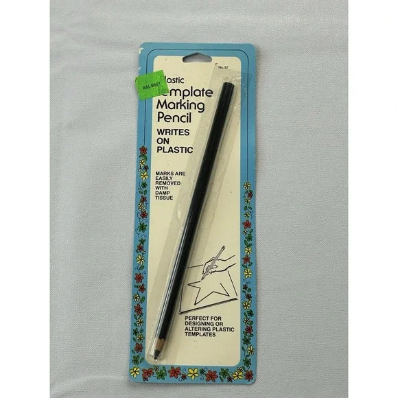 Vintage Collins Plastic Template Marking Pencil No 97 NOS USA Craft