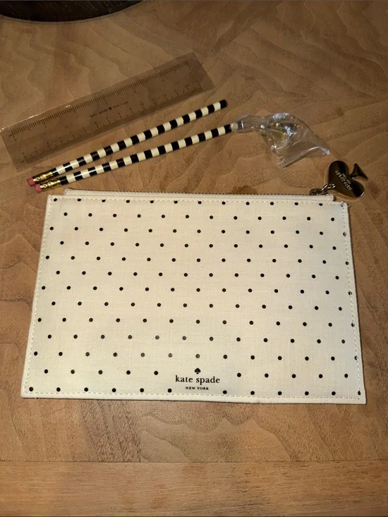 Kate Spade Pencil Pouch Bag Set