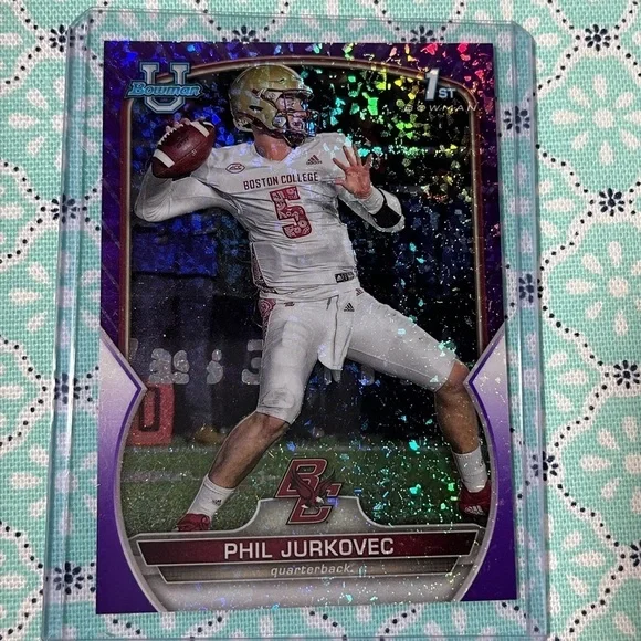 Num Draft: 276/399 🏈 Phil Jurkovec Topps University Draft Pick Card #35 (B1)