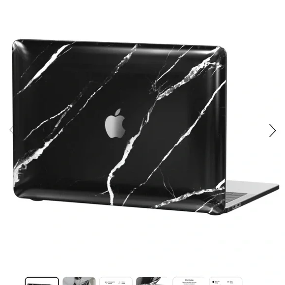 Black Marble MacBook Case 2.0