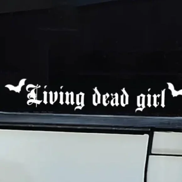 Living Dead Girl decal sticker
